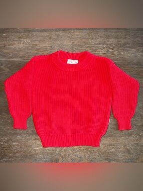 Gigi and Max True Red Sweater size 6-12 mo